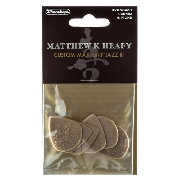 Dunlop Matt Heafy Custom Max-Grip Jazz III Pick (6-Pack)