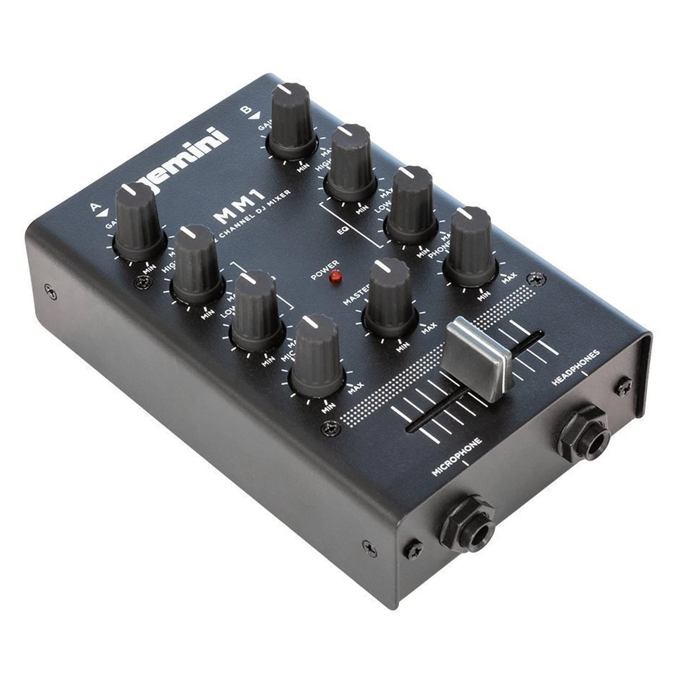 Gemini PMX-20 Battle-Style 4-Channel Digital DJ Mixer w/ USB MIDI