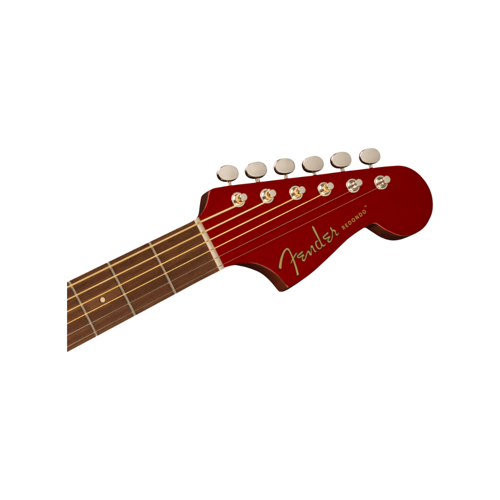 Fender California Series Redondo Player Walnut Fingerboard  White Pickguard - Candy Apple Red