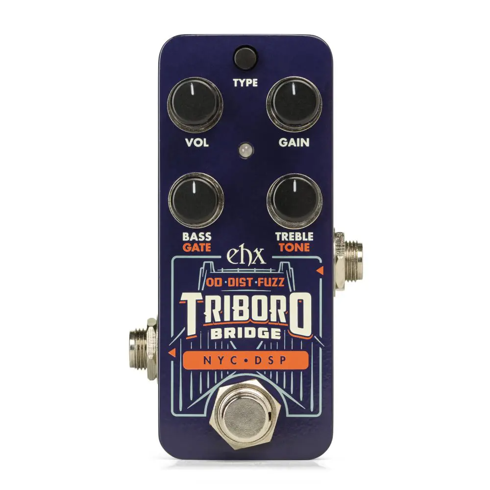 Electro-Harmonix PICO TRIBORO BRIDGE Overdrive, Fuzz & Distortion Pedal