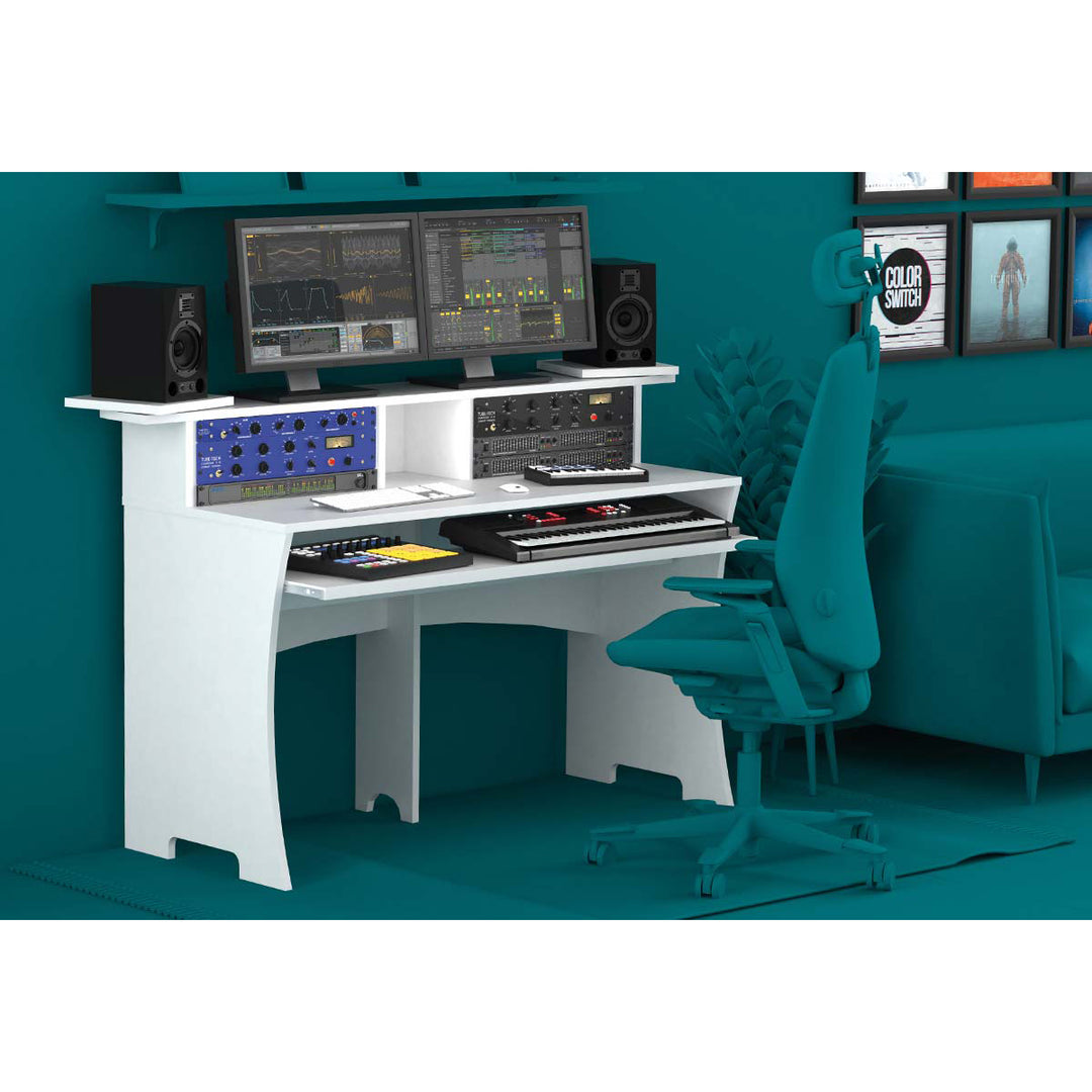 Glorious Workbench Studio Workstation Desk - White