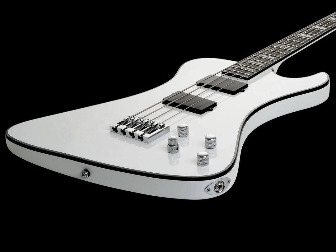 Hagstrom Nekr5-wht Nekromant Electric Bass - White Gloss
