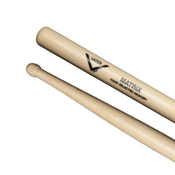 Vater VHMTRXW - Vater American Hickory Matrix Wood Drumsticks