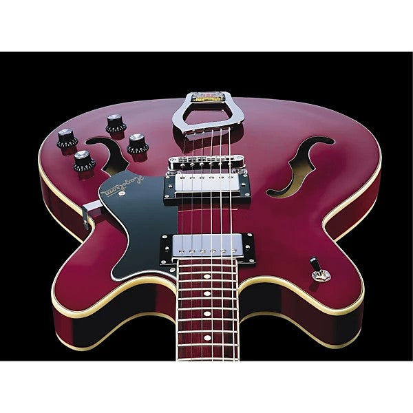 Hagstrom Vidlx12-wct Viking Dlx Electric Guitar - Wild Cherry Trans