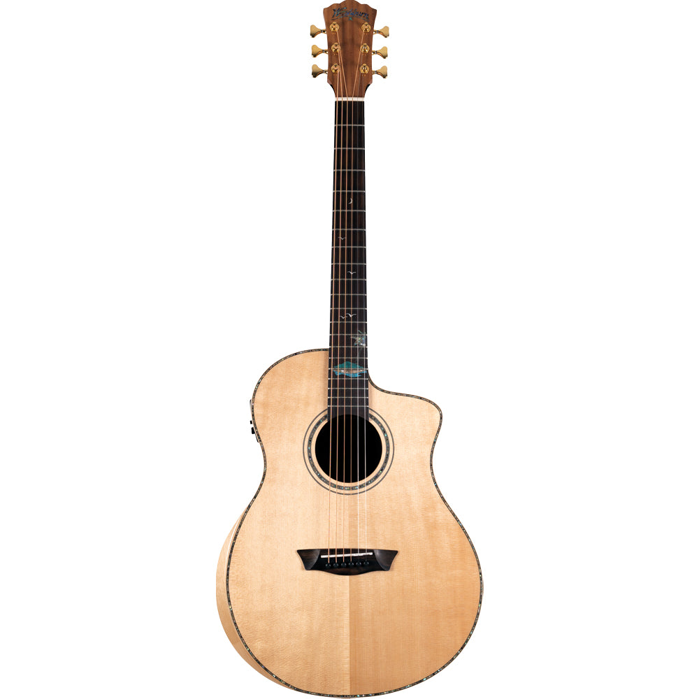 Washburn BTSC56SCE-D Bella Tono Studio Allure w/Cutaway/Pickup,Select Spruce Top, Select Acacia Back & Sides