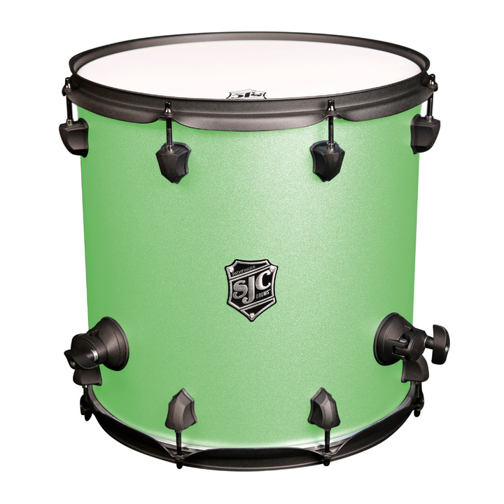 SJC Drums PFK322FBCMWBJ Pathfinder 3pc Kit (8x12,14x16,18x22) - Cosmic Mint, Black HW