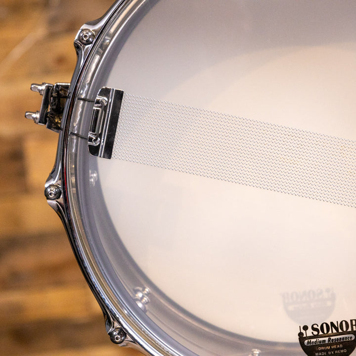 Sonor Kompressor Snare Drum 14x6 Inch, Brass, Black Nickel Plated