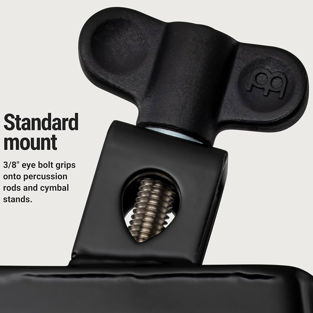 Meinl HCO2BK- Meinl Percussion 8" HeadlinerÂ® Series Cowbell Black powder coated steel Timbales Cowbell