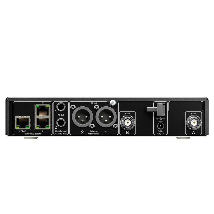 Sennheiser EW-DX EM 2 DANTE (Q1-9) Two-Channel Digital Rackmount Receiver with Dante (Q1-9: 470 to 550 MHz)