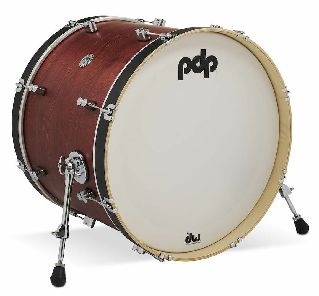 Pdp Concept Maple Classic 14x20 Bass Drum (no Bdm) - Ox Blood Stain