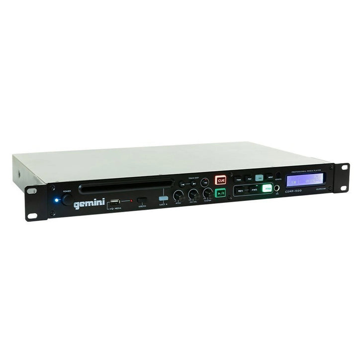 Gemini CDMP-1500 Single 1U CD / MP3 / USB Player w/ Remote