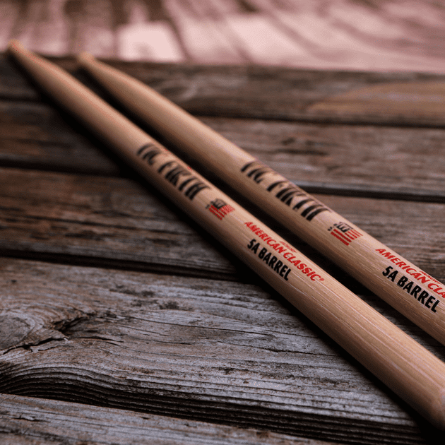 Vic Firth 5ABRL AmericanClassic 5A-Barrel Tip Drumsticks