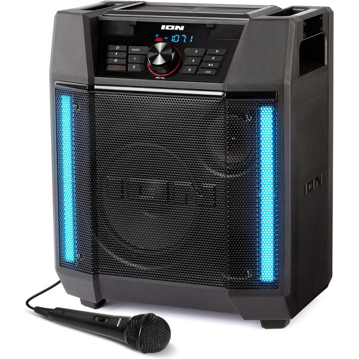 ION Adventurer ADVENTURERXUS High-Powered Weather-Resistant Speaker with Light Bars