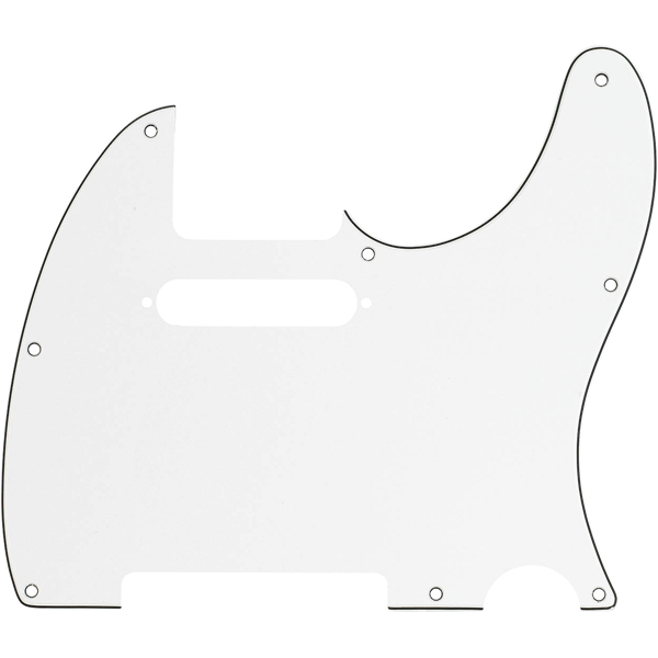 Fender 8-Hole Mount Multi-Ply Telecaster Pickguards - Parchment