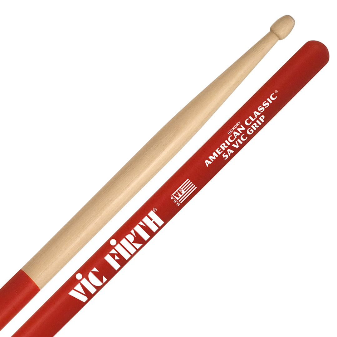 Vic Firth 5AVG American Classic 5A Vic Grip Drumsticks