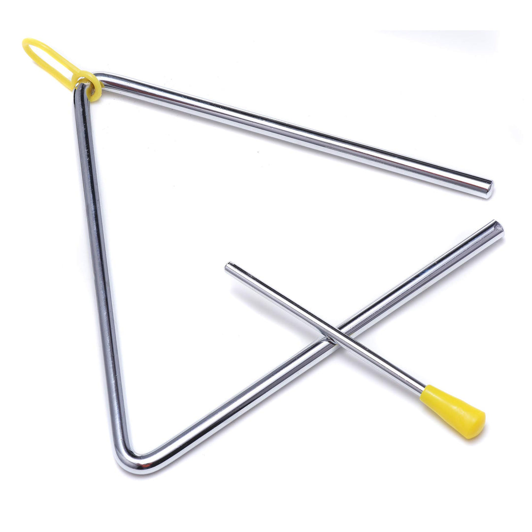 Granite Percussion 7-inch Steel Triangle with Striker