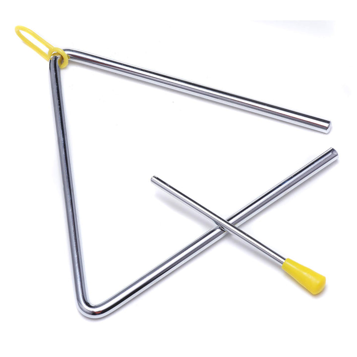 Granite Percussion 7-inch Steel Triangle with Striker