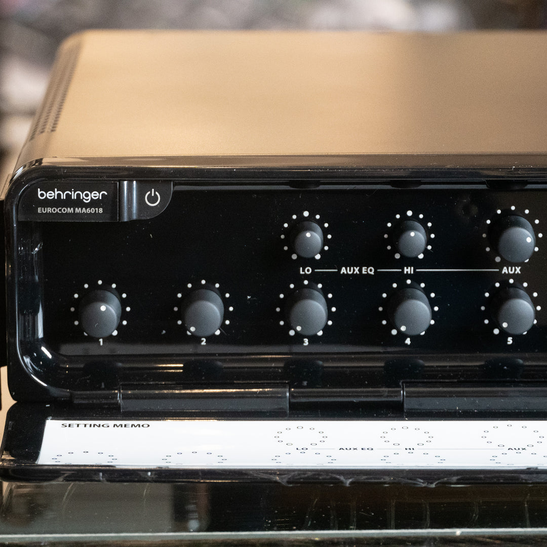 Behringer EUROCOM MA6480A DualDrive Power Amplifier - DEMO