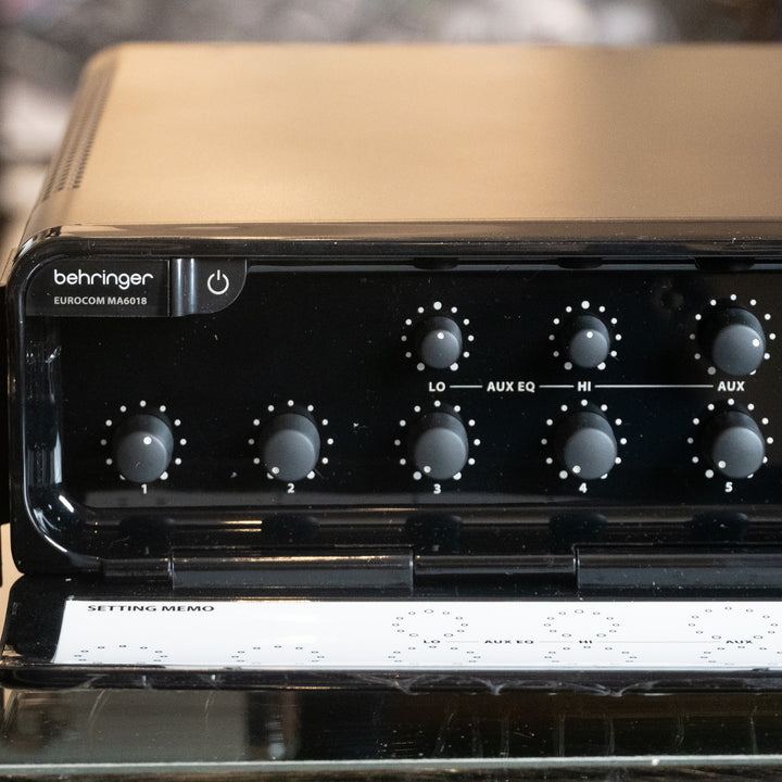 Behringer EUROCOM MA6480A DualDrive Power Amplifier - DEMO