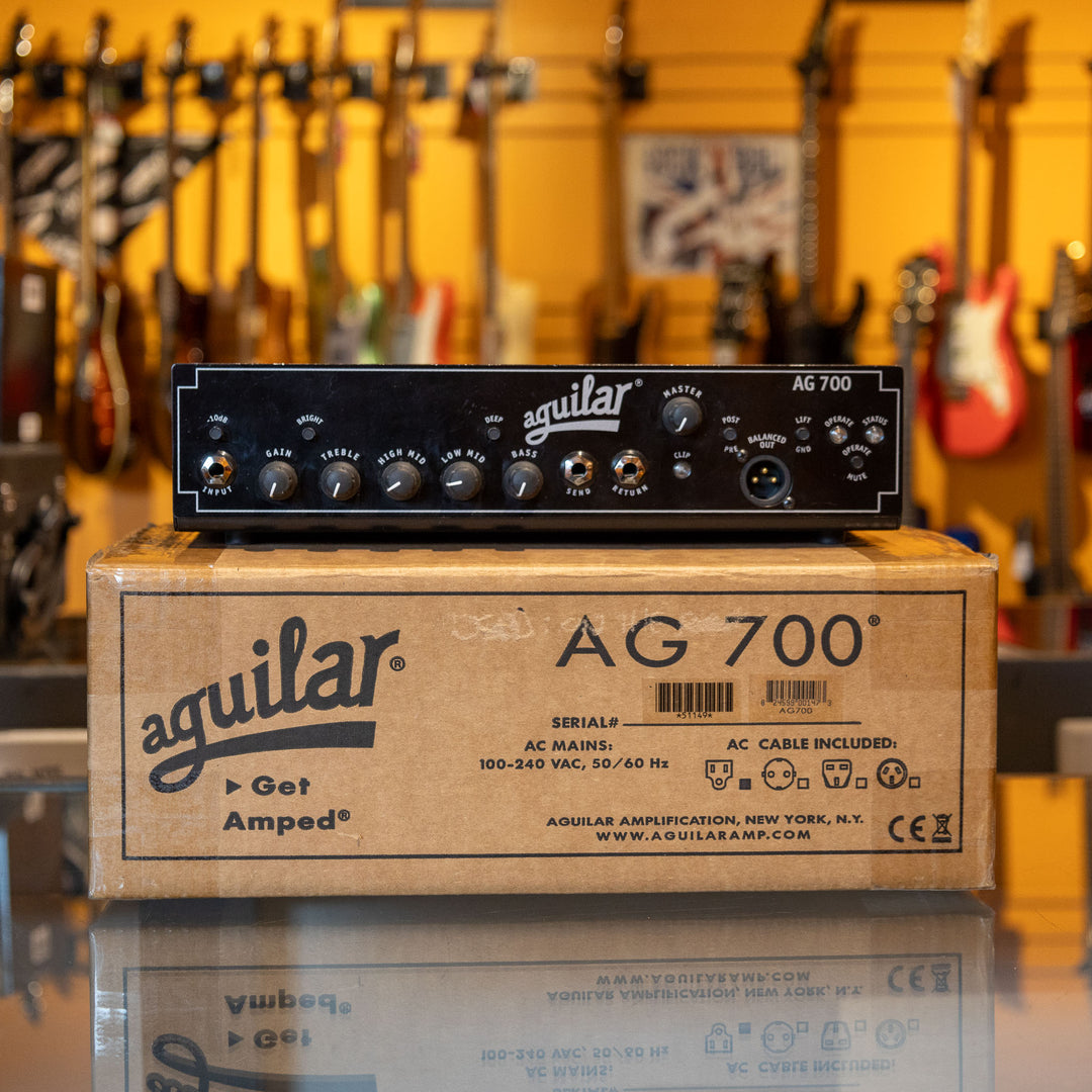 Aguilar AG-700  Bass Amp Head w/ Factory Box & User Guide - Used