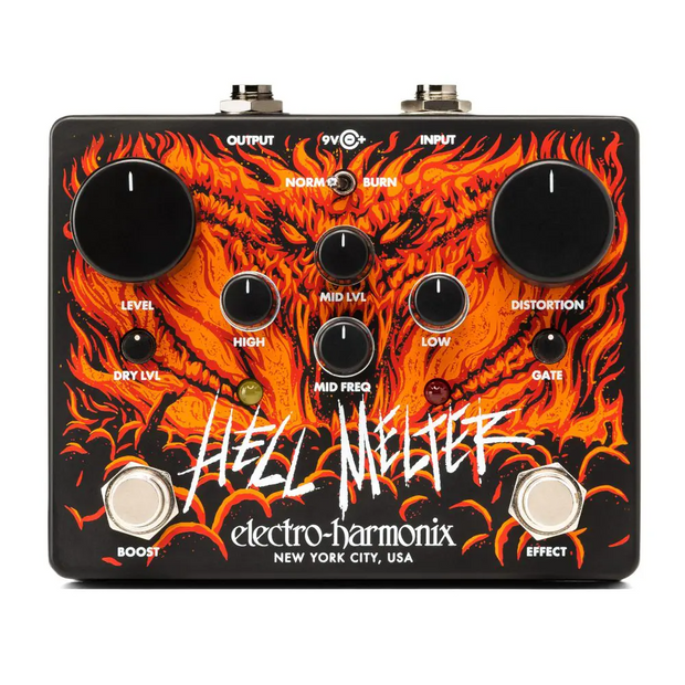 Electro-harmonix Hell Melter Distortion Guitar Pedal