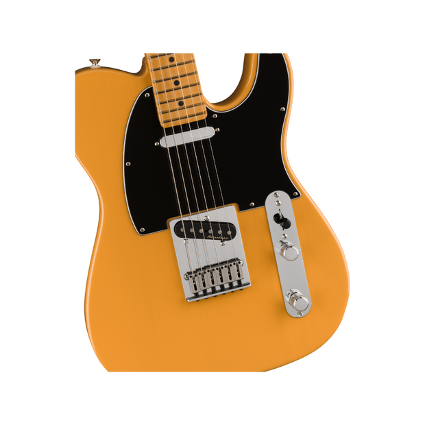 Fender Player Plus Telecaster 6-String Electric Guitar, Maple Fingerboard (Butterscotch Blonde)