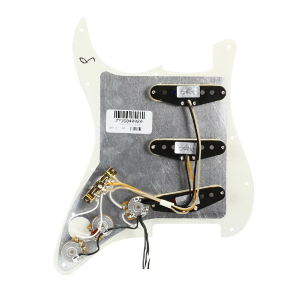 Fender Pre-Wired Strat Pickguard, Original '57/'62 SSS - Parchment