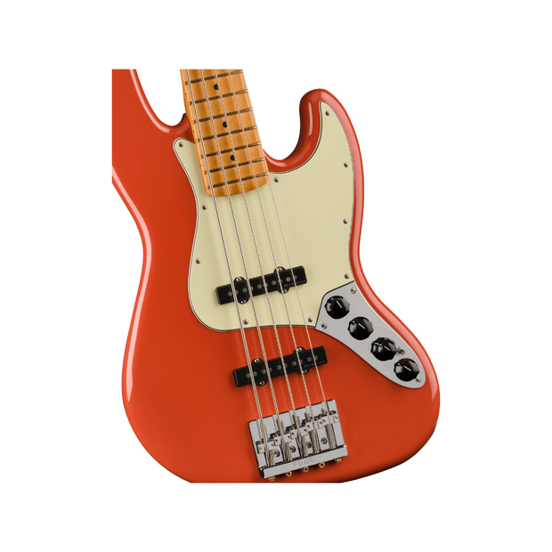 Fender Player Plus Jazz 5-String Electric Bass V, Maple Fingerboard (Fiesta Red)