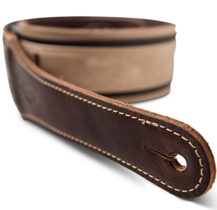 Taylor Reflections Strap,Spruce/Ebony Lthr,2.5"