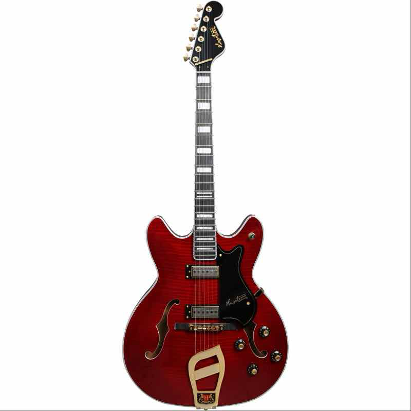 Hagstrom Vik67-g-wct 67 Electric Guitar - Wild Cherry Trans