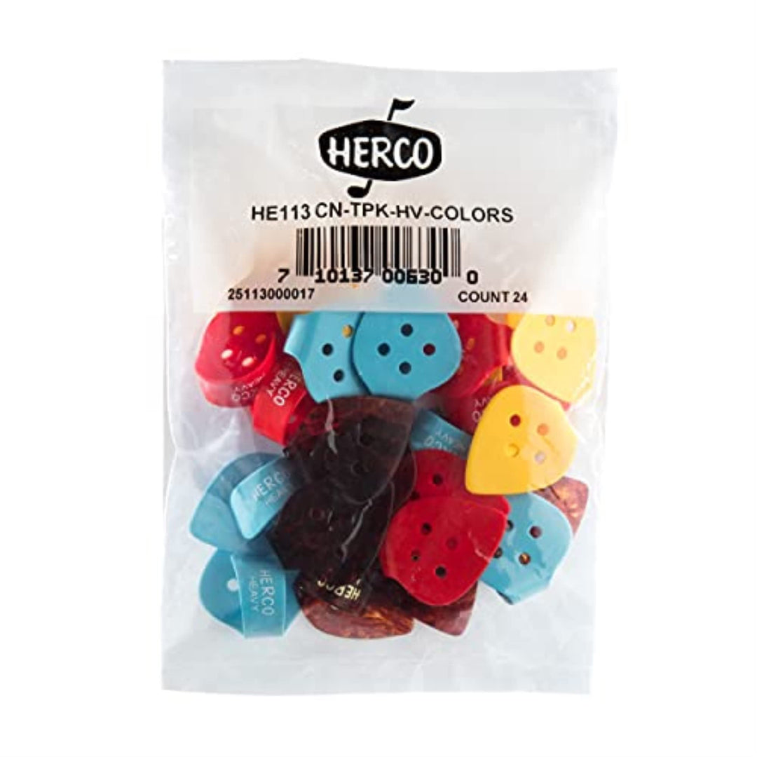 Herco He113 Flat Thumbpick Heavy (24 Pack)