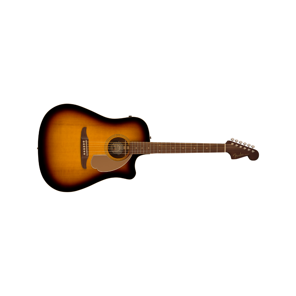 Fender California Series Redondo Player Walnut Fingerboard  Gold Pickguard - Sunburst