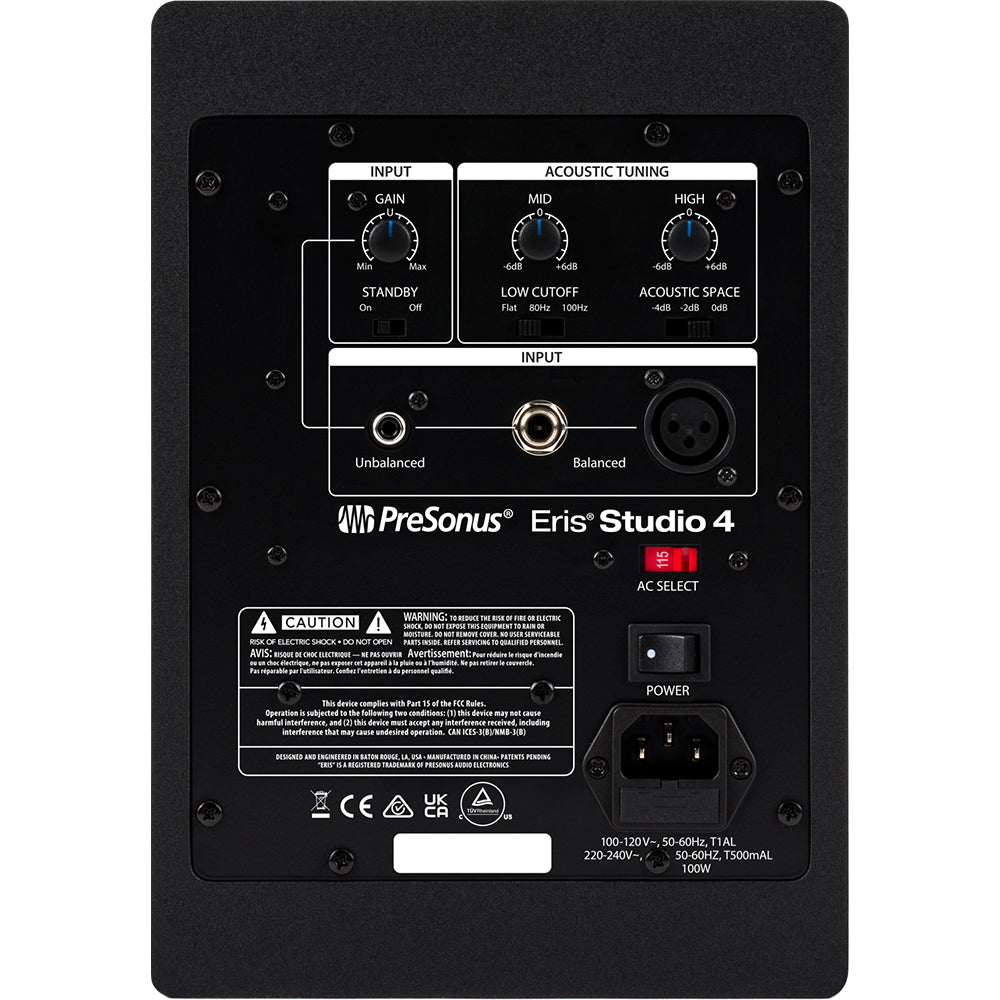 PreSonus Eris 4-inch Active Studio Monitor with EBM Waveguide