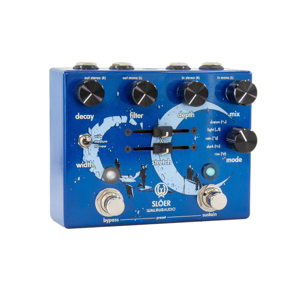Walrus Audio SLÖER Stereo Ambient Reverb - Blue