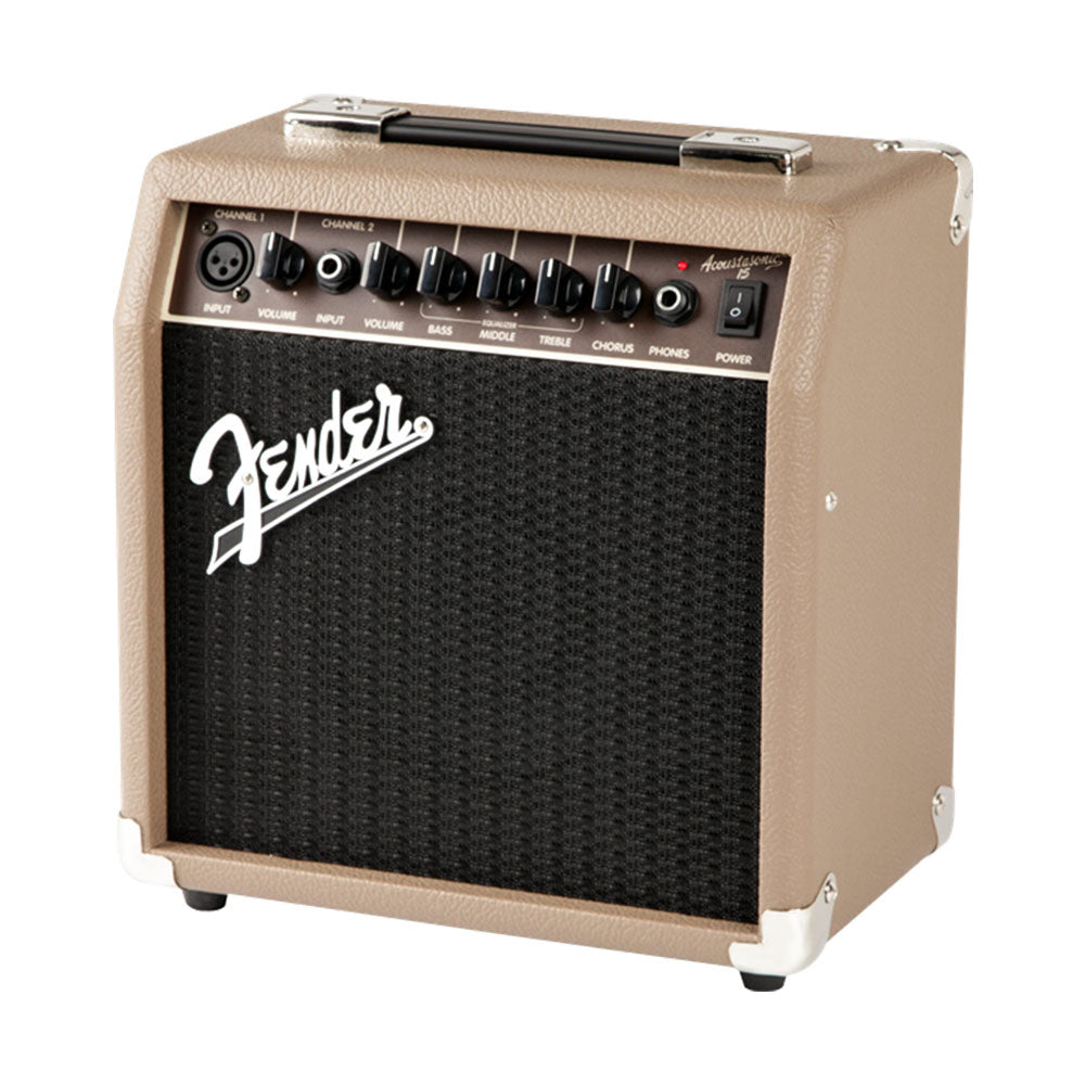 Fender Acoustasonic 15 2-Channel Combo Amp - Brown and Wheat