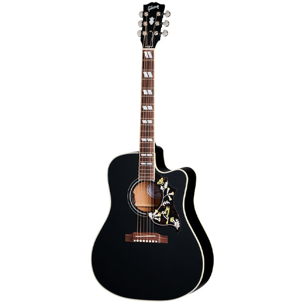 Gibson Hummingbird Standard EC Acoustic/Electric Guitar with Hardshell Case - Ebony