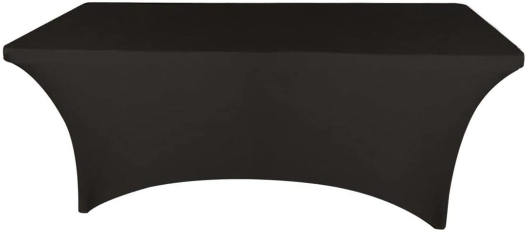 Black Scrim Cover for 6' Table (RENTAL)