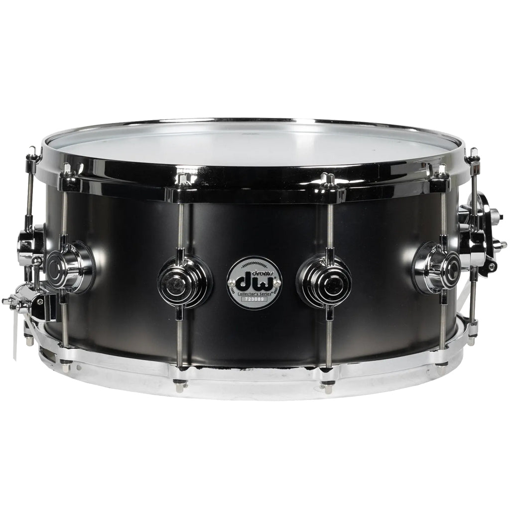DW Collectors Series 6.5 x 14 Satin Black Nickel  Over Brass Snare Drum ( demo model )
