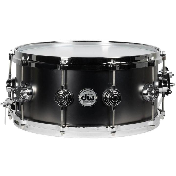 DW Collectors Series 6.5 x 14 Satin Black Nickel  Over Brass Snare Drum ( demo model )