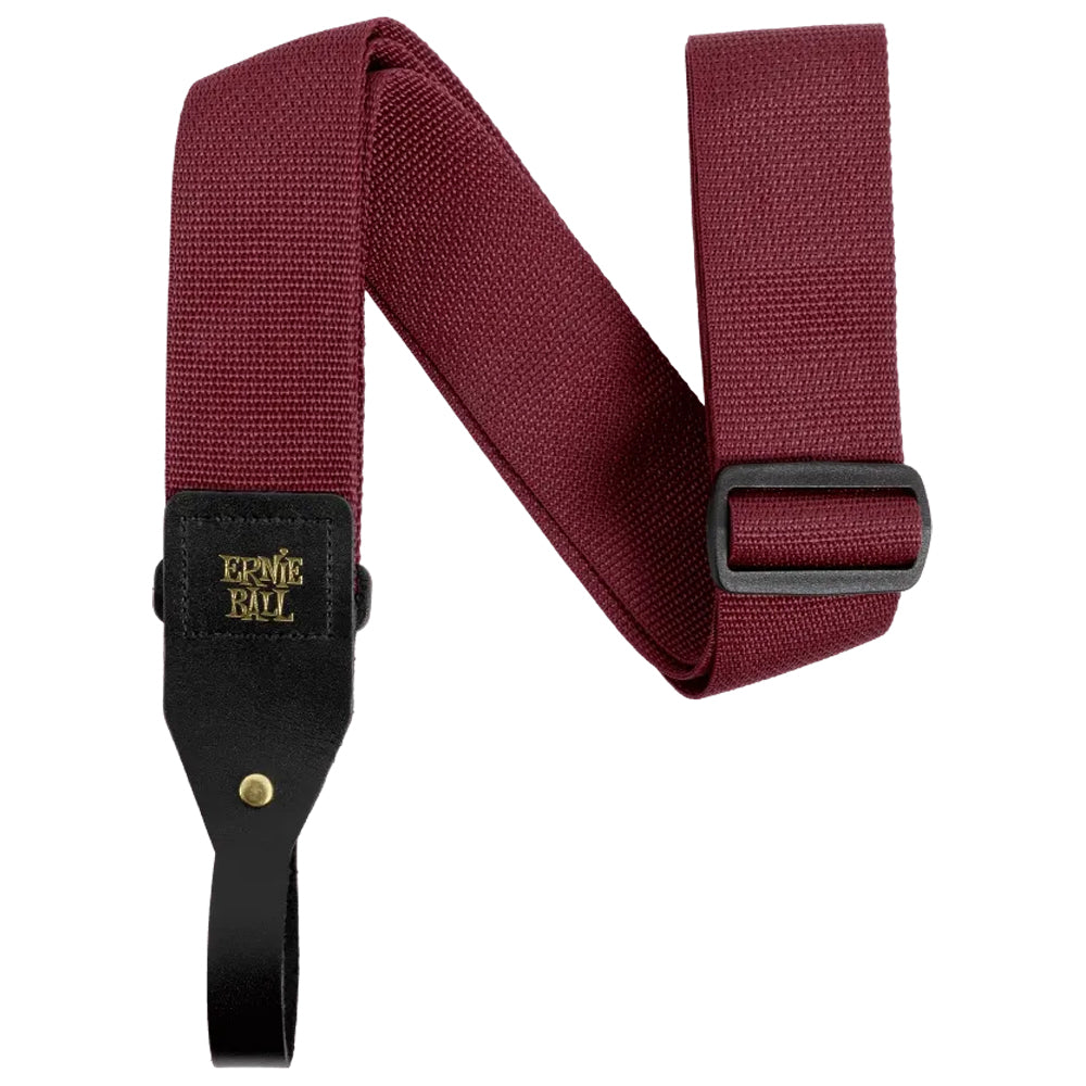 Ernie Ball Acoustic Guitar Strap - Burgundy