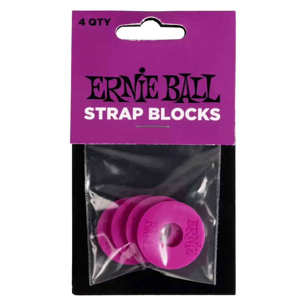 Ernie Ball Strap Blocks 4 Pack - Purple
