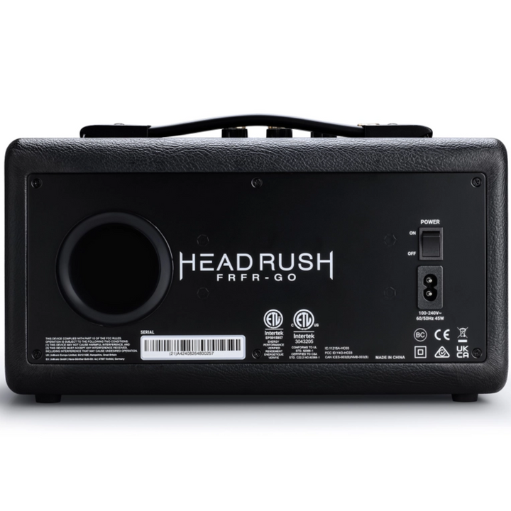 HeadRush FRFR-GO 30W Full-Range Flat-Response Rechargeable Amp w/Bluetooth