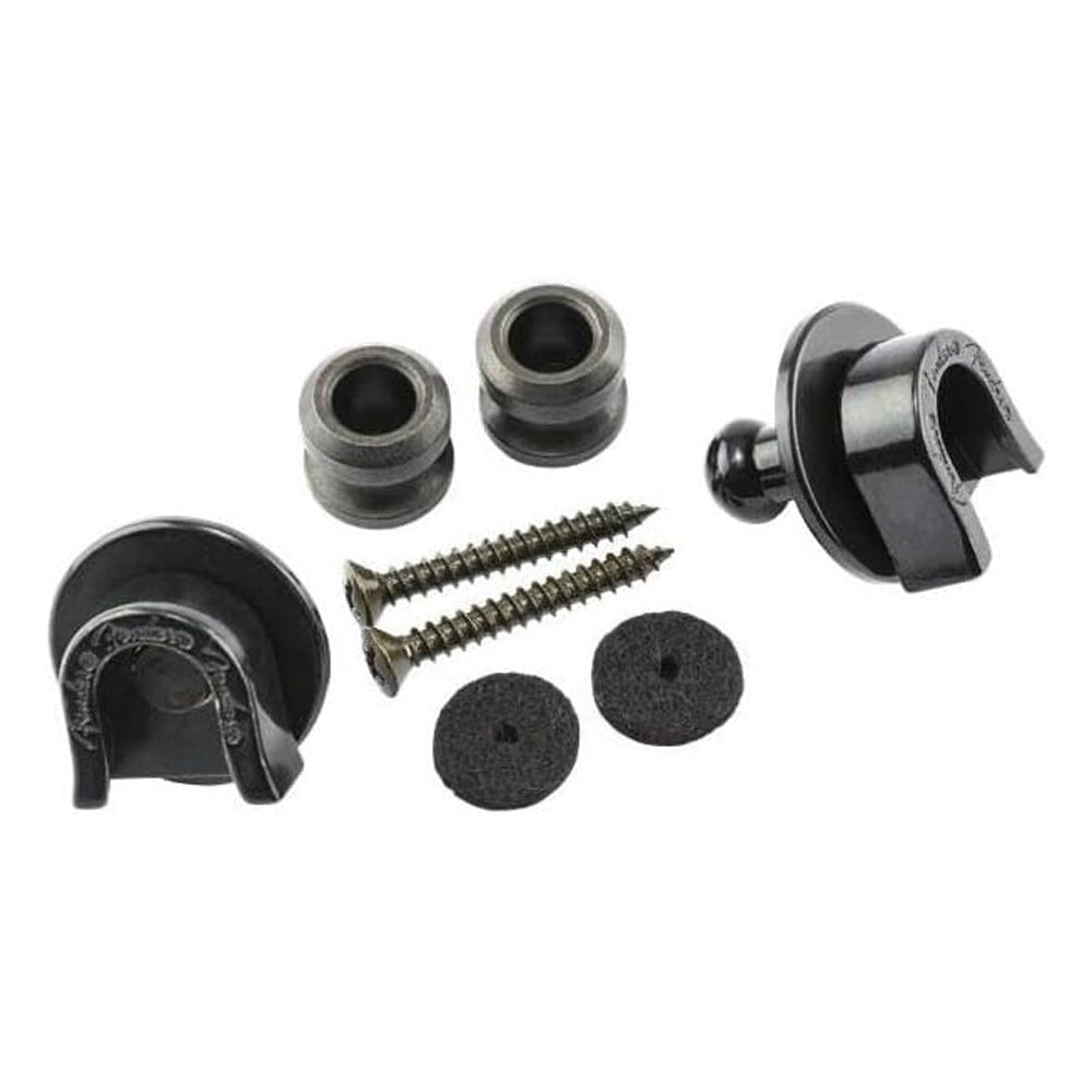 Fender Strap Locks & Buttons - Black