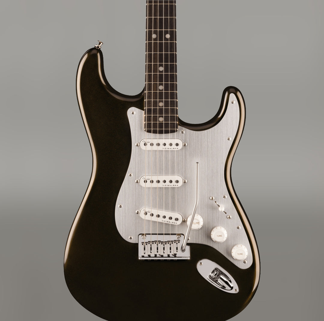 Fender American Ultra II Stratocaster Ebony Fingerboard (Texas Tea) Electric Guitar