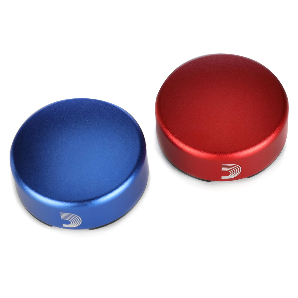 D'Addario XPND Footswitch Topper - Blue and Red (2 Pack)