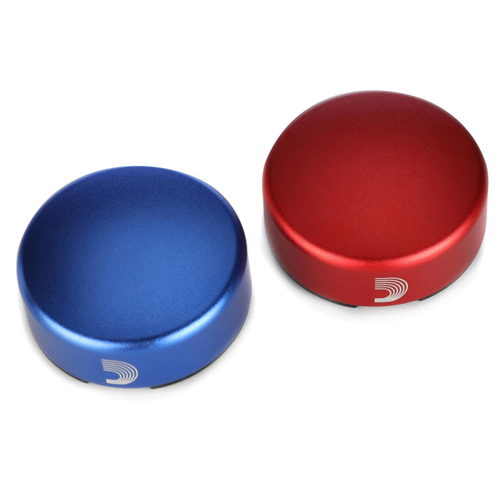 D'Addario XPND Footswitch Topper - Blue and Red (2 Pack)