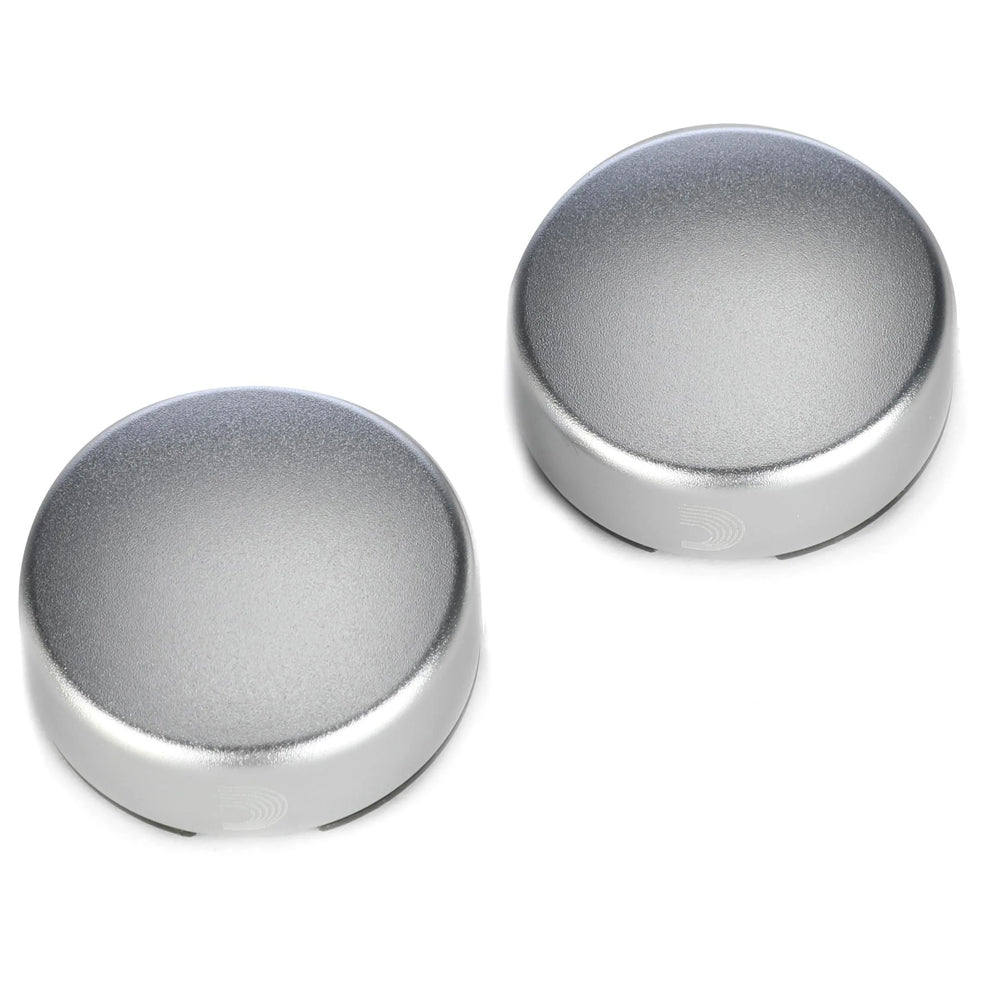 D'Addario XPND Footswitch Topper - Silver (2 Pack)