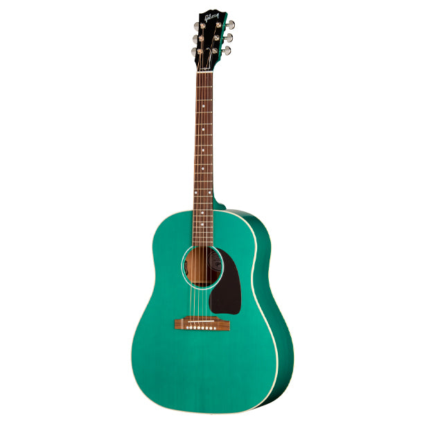 Gibson J-45 Standard Acoustic/Electric Guitar with Hardshell Case - Seafoam Green