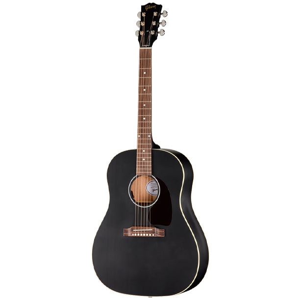 Gibson J-45 Special Acoustic/Electric Guitar with Softshell Case - Satin Ebony