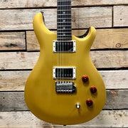 PRS Guitars SE DGT Electric Guitar with Gig Bag Moons Inlay - Gold Top